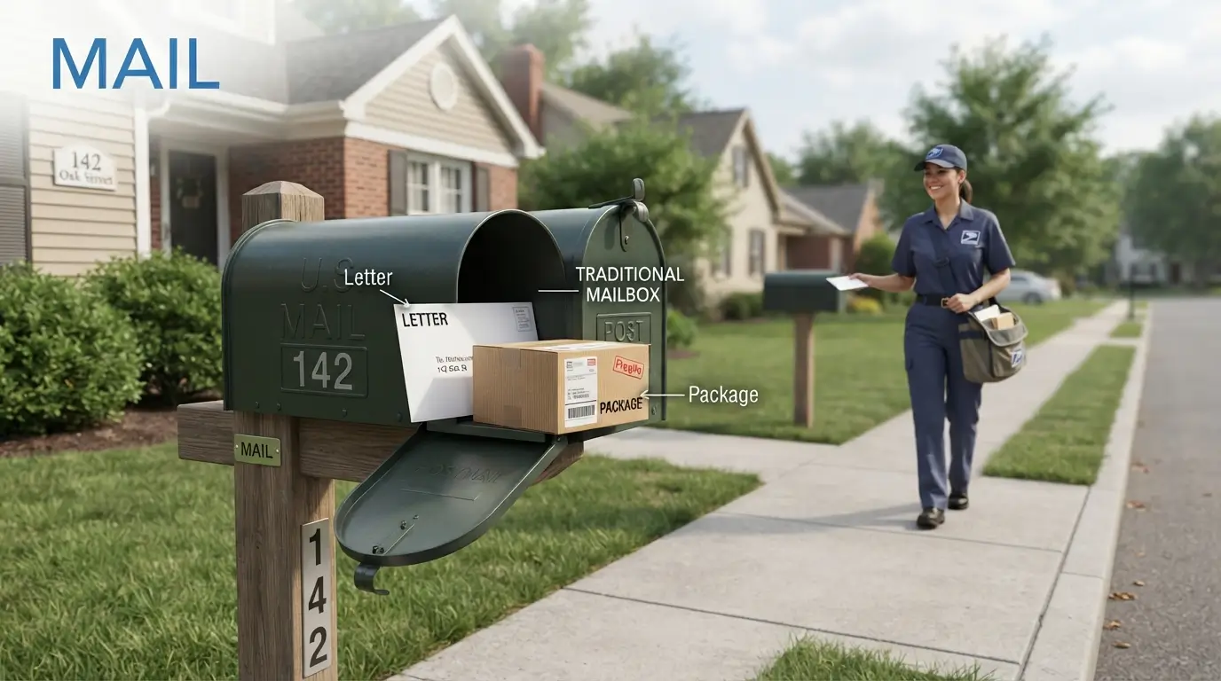 synonyms for mail